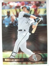 2003 DONRUSS CAREER STAT LINE MAGGLIO ORDONEZ # 109  WHITE SOX 182/305  BOX 48