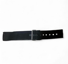 Leather Suede Grommet Belt Vintage 80 s Wide Buckle Punk Rock Womens Belt