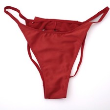 VICTORIA'S SECRET Dream Angels Twinkle Bow Satin Open Back Brazilian Panty S M L