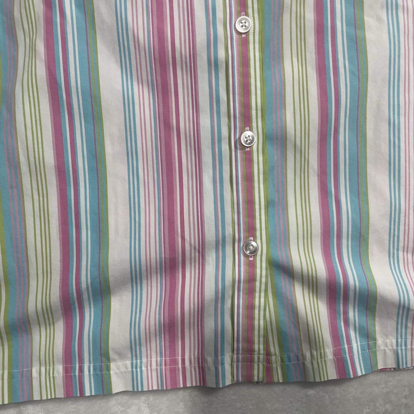 Westbound Essentials Striped Button Front Shirt L… - image 4