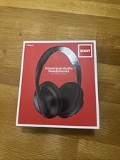 RCA Immersive Audio Headphones with Bass Boost Black NEW