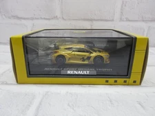 Miniature car 1/43 Renault Sport Megane Trophy Yellow Dealer Official model car