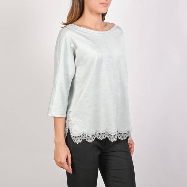 Women Marc Cain Pullover Blue 40 / L / 48