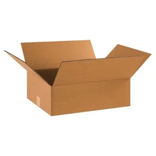 Corrugated Cardboard Boxes 18x14x6 Flat Pack of 25 Shipping Packaging