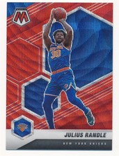 JULIUS RANDLE 2020-21 PANINI MOSAIC RED WAVE #152 NEW YORK KNICKS BASKETBALL