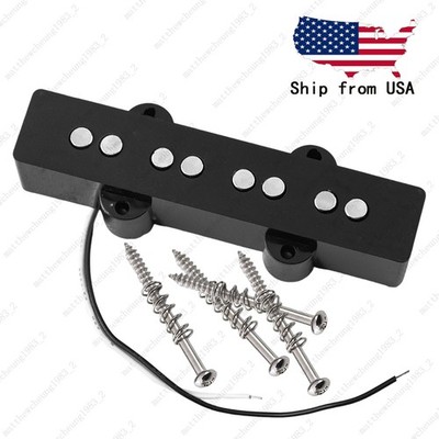 Open-style Ceramic 4-string 92mm Neck Pickup with Screw Spring for JB Jazz Bass