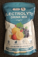 Electrolyte Drink Mix /28 On-The-Go Sticks /Assorted Flavors /Best By 08/2026