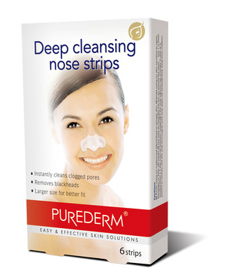 8809052581015 Purederm Deep Cleansing Nose Strips głęboko oczyszczające plastry 