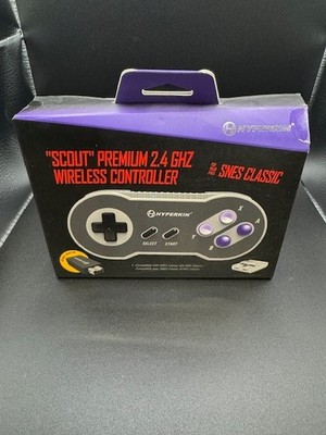 SNES Classic EVA Hard Shell Case and ''Scout'' Premium 2.4GHz Wireless Controller