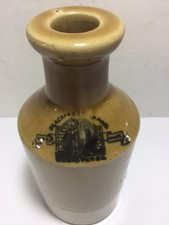 Scarce TWO MONKS Pictorial Stoneware Old BLACKFRIARS Ink Bottle