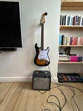 Fender Stratocaster Electric Guitar Solid Body Sunburst 6-String Right-Handed