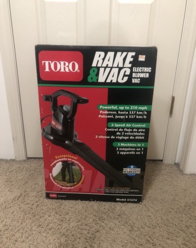 NIB Rake & Vac Leaf Blower 51574