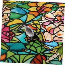  346-0647 Self-Adhesive Privacy Glass Window Film, Spring 1 Roll - 17" x 78"