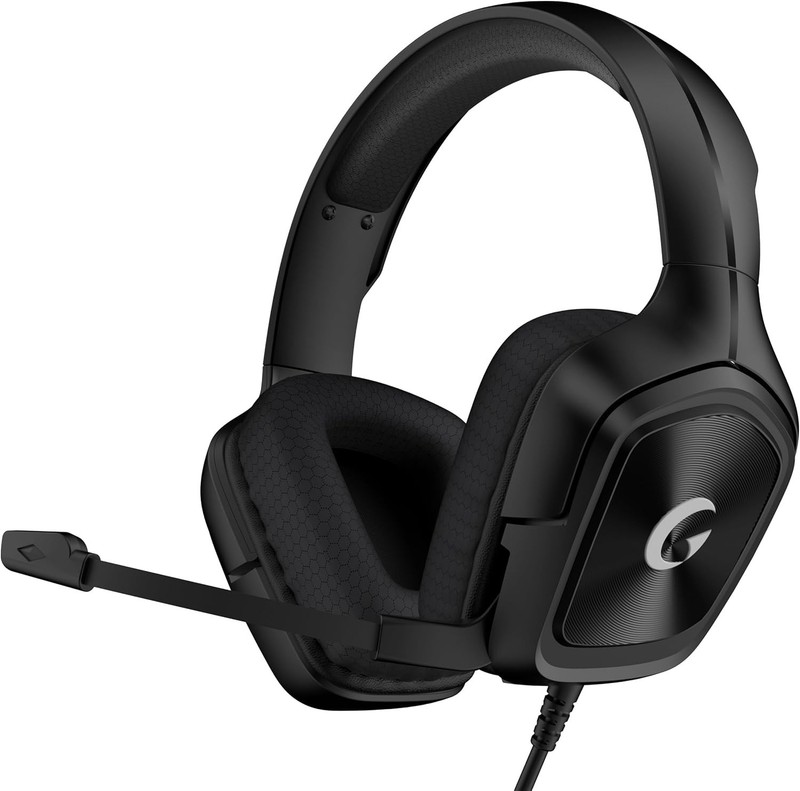 Gaming Headset PS5 Xbox PC Wired Headphones Mic 3.5mm Lightweight 207g Splitter