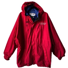 Toyota New York Region Jacket Mens XXL Red Wear Guard Windbreaker Zip Up READ