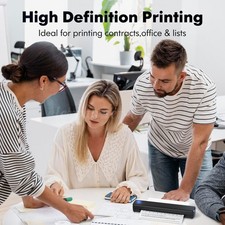 Wireless Thermal Printer with 10pcs Tattoo Transfer Paper 10 Pcs Folding Paper