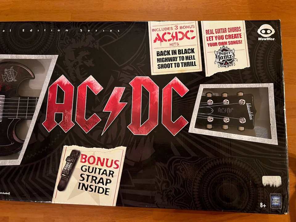 Paper Jamz AC/DC Guitar Special Edition Series Instant Rock Star 2009 Open Box - Image 3 of 4