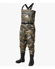 BASSDASH Camo Breathable Boot Foot Hunting Waders Ripstop Lightweight Chest