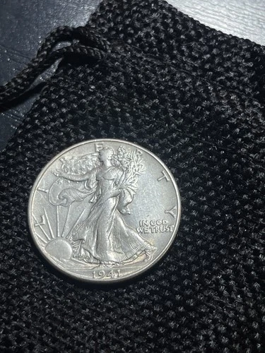 1941-D Walking Liberty Half Dollar AU
