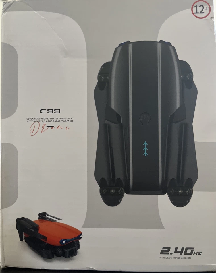 E99 Drone With Camera 2.4Ghz. Double Folding RC Quadcopter. New | Free Shipping - Image 2 of 4