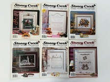 Stoney Creek Cross Stitch 1999-2000 LOT of 6 Magazine Projects Patterns