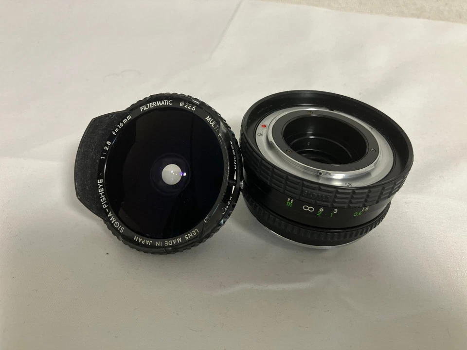 Rera C/Y Mount [ Almost MINT ] Sigma Fisheye 16mm f/2.8 Filtermatic MC JPN #2304 - Image 2 of 4