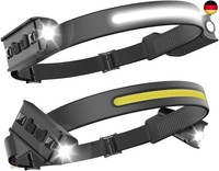 Tekwet Stirnlampe Led Wiederaufladbar 2 StüCk,230°-Weitwinkel Led Kopflampe S