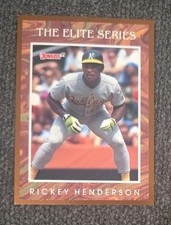 1991 Donruss Elite Rickey Henderson /10000 Oakland A's HOF ⚾️