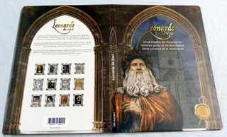 Gold Barren Set Leonardo Da Vinci 12 x 1/500 OZ 0 746 Fein
