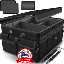 Organizador de maletero de coche, plegable, multicompartimento para SUV (50L)