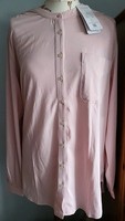 New Lands End Women's Tencel Blend ~ Pink Button-Up Shirt ~ Ladies Size Large 