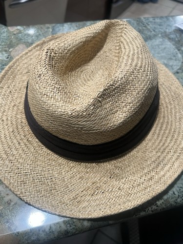 Tommy Bahama Men's Straw Style Hat, 100% Paper, Medium/Large - Picture 1 of 3