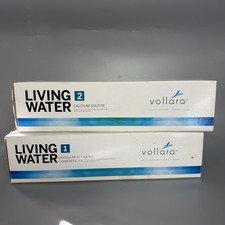Old Stock Living Water Replacement Filter Set Carbon(#1) and Calcium Sulfite(#2)