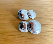 WW2 Dutch “Silent Resistance” Queen Wilhelmina of the Netherlands Cufflinks