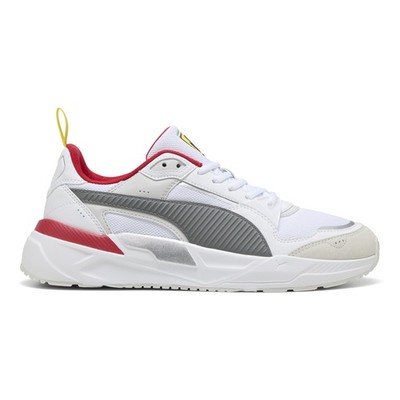 PUMA Scuderia Ferrari Trinity 2 Lace Up  Mens White Sneakers Casual Shoes 308762