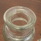 Two Vintage Clear Cork Style Medicine Bottles TINY — photo 4