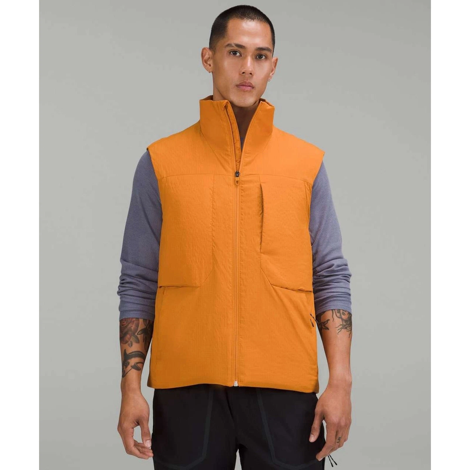 NWOT Lululemon Insulated Hiking Vest Autumn Orange LM4AIES Men’s Size XXL Preppy