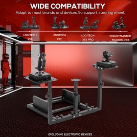 Supllueer Double Multiple Shift Lever Flight Game Mount For Logitech G29 G920