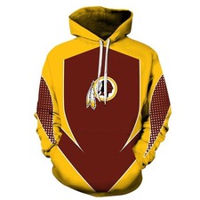 Personalized Washington Football Team Redskinss Hoodie Lightweight Adult S-5XL