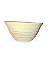 McCoy USA Cereal/Soup Bowl, Blue & Pink Stripe