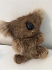 VTG Koala Bear Plush  Kangaroo Fur 10” Australia Stuffed Animal