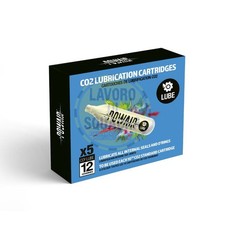 Set 5 Bombolette Co2 12g Lubrificanti Manutenzione Valvole Capsule POWAIR
