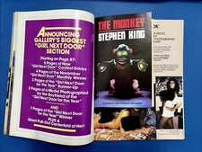 THE MONKEY, Stephen King, Horror,  Gallery Magazine, RARE! Like New!!