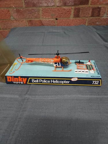 Dinky Toys 732 Bell Police Helicopter (1974-1980). - 第 1/4 張圖片