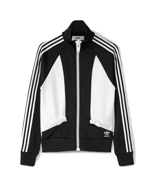 Eentonig Zending kader HY1810] Adidas Men&#039;s Jeremy Scott Big Zip Black White Track Jacket  *NEW* | eBay