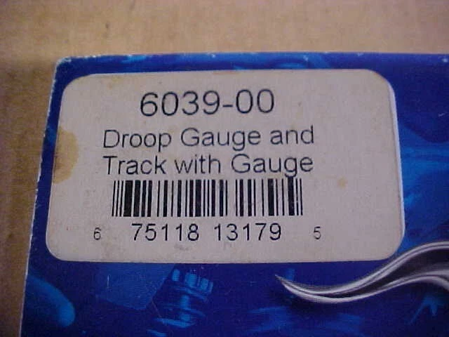 PROLINE 6039-00 = DROOP GUAGE AND TRACK WITH GUAGE - Image 2 of 2