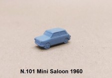 N Gauge FLEETLINE  N.101 MINI SALOON 1960 "UNPAINTED"  WHITE METAL CASTING