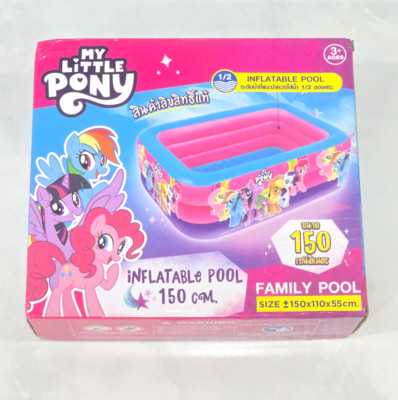 [Last Box] My Little Pony 3 Tier Retangular Inflatable Swim Family Pool Float