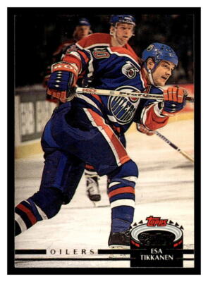 1992 Stadium Club #104 Esa Tikkanen - Edmonton Oilers