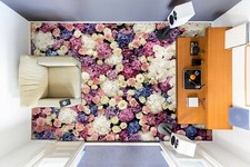 3D Colored Roses 580NA Floor WallPaper Murals Wall Print 5D AJ WALLPAPER AU Fay